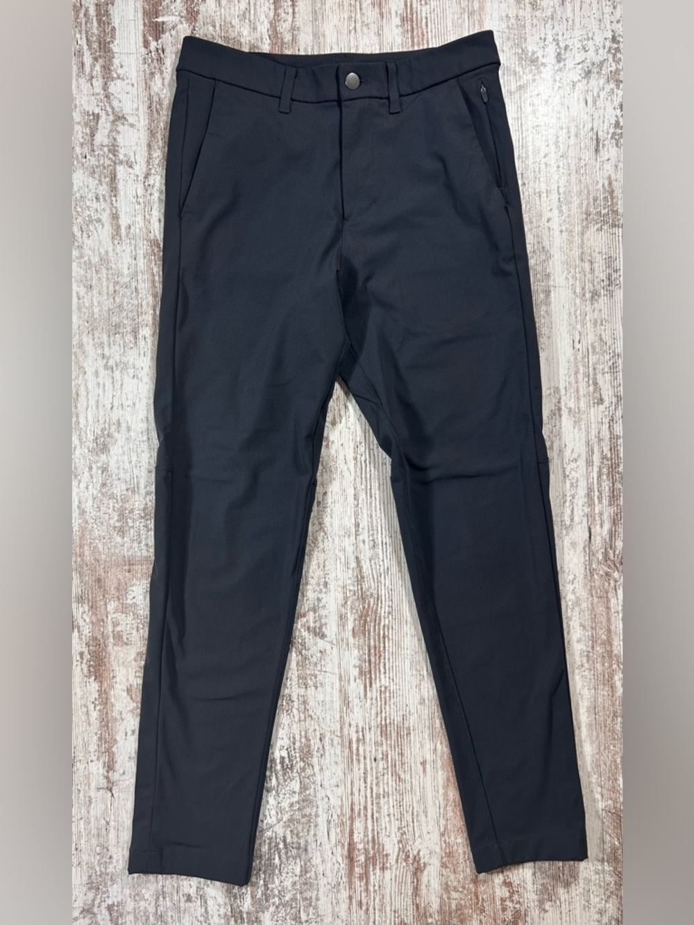 Men’s Lululemon Commission Pant Slim Warpstreme LM5522S Black Size 28/28